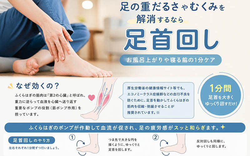 自宅ケア×プロの施術で疲労リセット！血流とリンパを促す「Wのアプローチ」