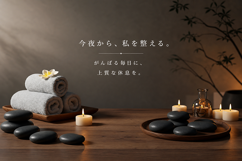 青葉台でホットストーンをお探しの方へ。芯から冷えを解消する「温活」で極上の癒やしを