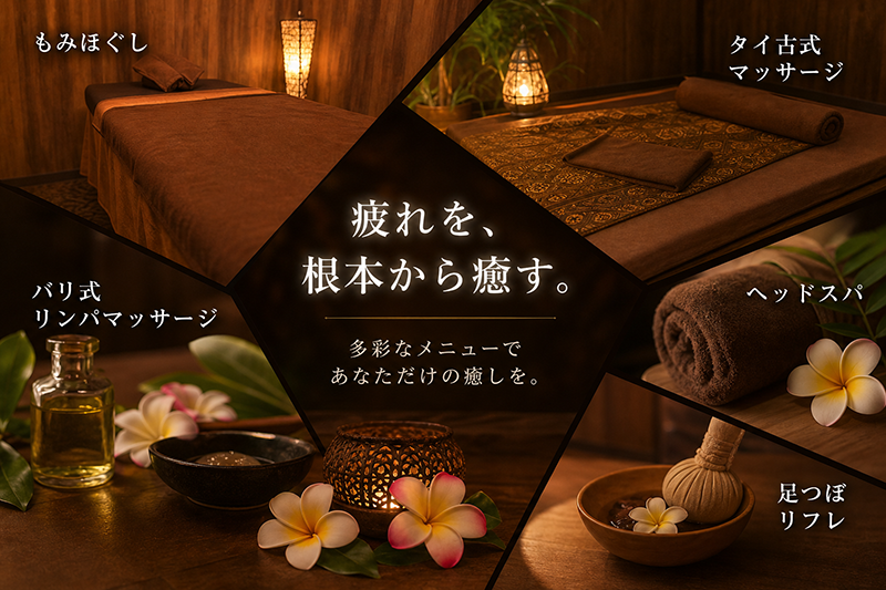 青葉台周辺で極上の「疲労回復」を。お疲れに合わせて選べる、オーダーメイドマッサージ